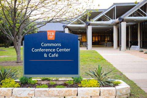 Commons Conference Center outdoor sign